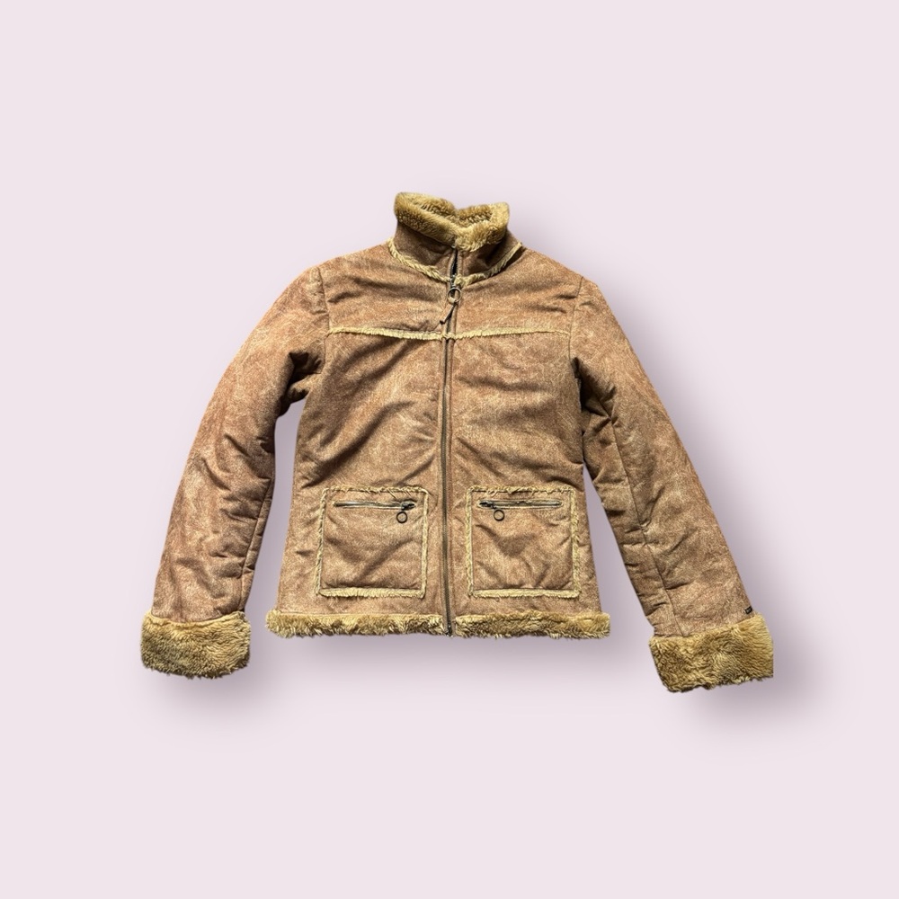 Faux Shearling Brown Jacket